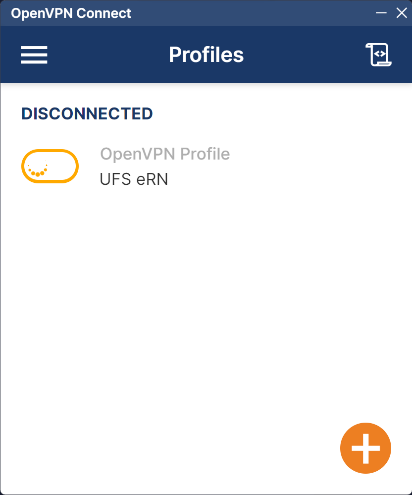 OpenVPN Connect establishing a connection
