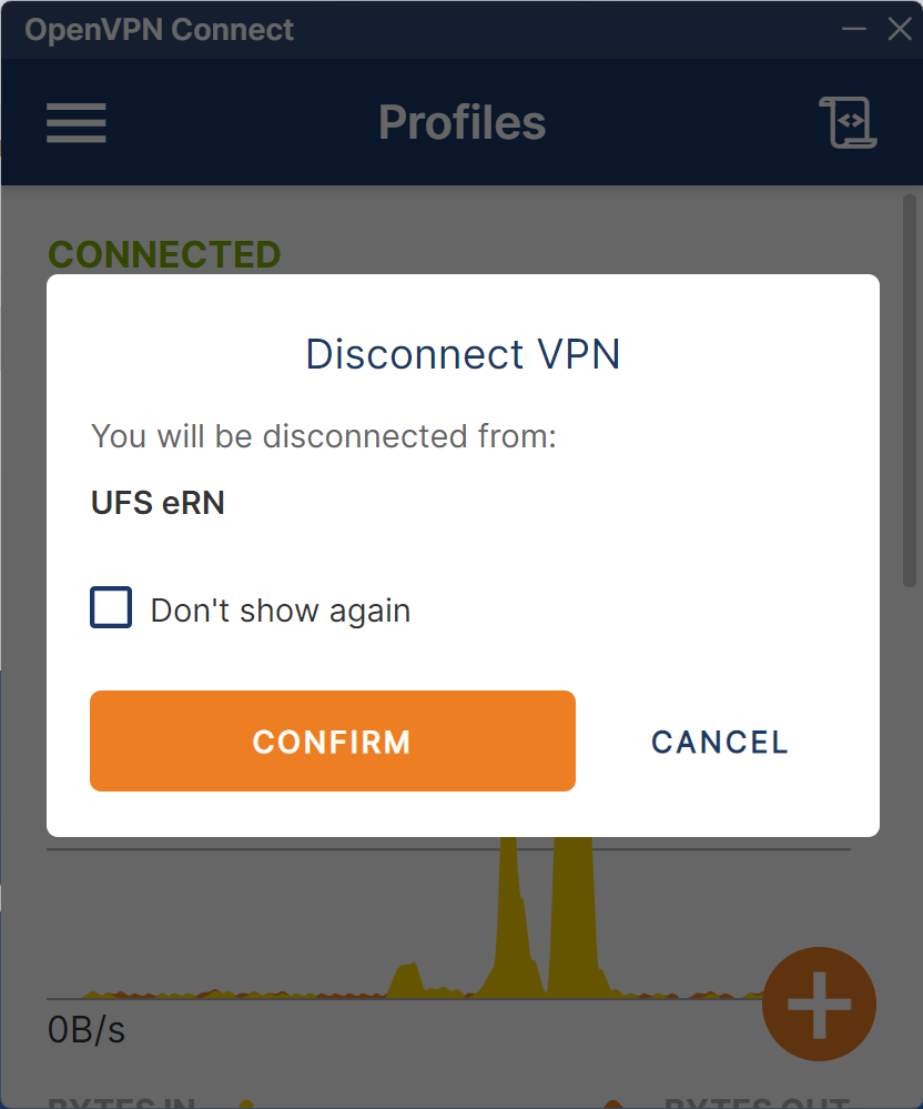 OpenVPN Connect disconnecting